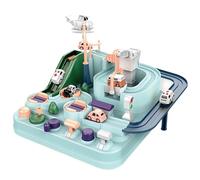 Vistnale Ensemble de Jeu de Voiture Puzzle Track | Piste Voiture, Jouets d'aventure, Ensembles Jeu Sauvetage en Ville ABS avec 4 Mini Voitures, Jeux éducatifs préscolaires pour garçons et Filles 3