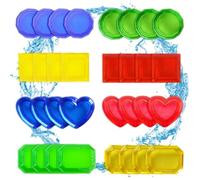 Vistnale Gemmes de plongée coulantes, Jouet de Piscine plongée coulant, Jouets Natation colorés d'été, Natation sous l'eau pour Enfants 32 pièces