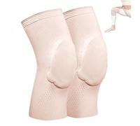 Vistnale Genouillère de Compression avec Coussinets en Gel pour Danseurs, Yoga, Pom-Pom Girl, Manches de Jambe pour Filles et Femmes