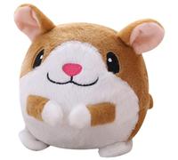 Vistnale Jouets interactifs pour Chiens en Forme de Hamster, Jouet en Peluche Mignon et Mobile, Chantant et rebondissant, USB, Fournitures détachables lavables pour Animaux de Compagnie |