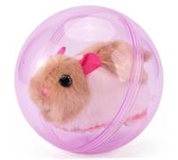 Vistnale Jouets pour Animaux de Compagnie | Balle de Hamster à roulement Automatique, Balle Hamster avec Peluche, Jouet interactif pour Tout-Petits