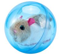 Vistnale Jouets pour Animaux de Compagnie | Balle de Hamster électrique, Petite Balle Hamster avec Rotation et courbure automatiques, Jouets en Peluche, Bleu