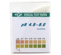 Vistnale Kit d'analyse de Sol, 100 pièces, Gamme 4, 5-9, Papier testeur Facile à Utiliser, Eau et Test pour pelouse, Jardin, Cour, Maison | Étiquettes de Plantes