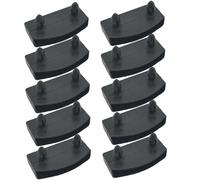 Vistnale Lattes de Support de lit | 10 pièces Supports Lattes lit, Remplacement Noires, Supports d'embouts en Plastique, couvercles centraux Support Pratiques