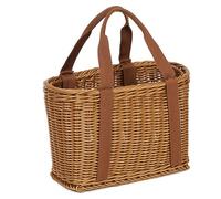 Vistnale Panier de marché Fermier | Panier de marché Fermier, Courses en Osier en Plastique tissé à la Main avec poignées, paniers récolte Robustes et légers pour l'épicerie, Les Pique-niques et