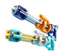 Vistnale Pistolets | 2 Pistolets à Eau Super Soaker, Pistolet à Eau Stream Machine avec portée de 49 Pieds pour Les activités de Jeu fête dans Le Jardin Plage, Bleu Clair et Bleu foncé