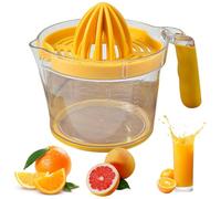 Vistnale Presse-Agrumes Manuel | Presse-Citron Polyvalent, Agrumes Orange 600 ML, Manuel antidérapant avec poignée Ergonomique, Amovible et Lavable à la Main pour la Cuisine de la Maison