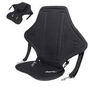 Vistnale Siège de canoë, siège de Kayak avec Support arrière, Planche à pagaie réglable en Nylon avec mousquetons, canoë réutilisable Amovible avec Sac Rangement, Accessoires Kayak