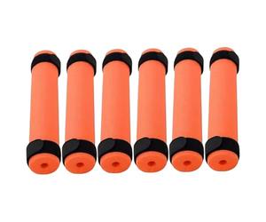 Vistnale Tubes flottants pour la pêche | Flotteurs de Canne à pêche, 6 pièces, Tubes flottants EPE étanches et résistants aux Chocs pour Bateaux et Kayaks, Orange
