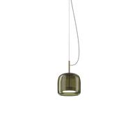 Vistosi Jube SP 1 P Pendelleuchte, Acier satiné / Vert