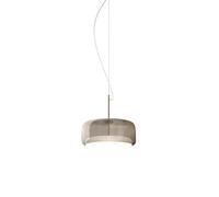 Vistosi Jube SP G Pendelleuchte, Acier satiné / Fumé Blanc