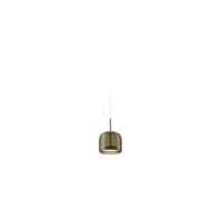 Vistosi Jube SP S Pendelleuchte, Acier satiné / Terra