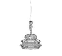 Vistosi Novecento SP M Pendelleuchte, cristal rayé
