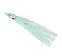 Vistreck 10pcs Leurres Souples Calamar pour Achigan Truite Eau Salée Eau | Corps creux en caoutchouc, conception d\'hameçon décalé, couches d\'achigan, de brochet, de sandre, d\'eau salée et d\'eau
