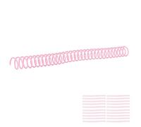 Vistreck 20 Pièces Spirales de Reliure en Plastique pour Une Compilation | Rotation des pages en douceur, forte adhérence, cahiers A4/A5, spirales de reliure polyvalentes pour divers projets.