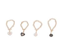 Vistreck 4 Pendentifs Lettres pour Tasses - Accessoires élégants pour la Saint-Valentin.