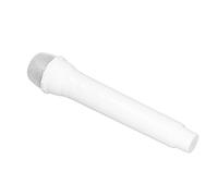 Vistreck Accessoire de Microphone pour Cosplay - Faux Microphone ABS pour Performance sur Scène et Pratique de la Parole (Blanc)