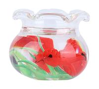 Vistreck Aquarium Miniature en Résine pour Maison de Poupée - Terres Rouges e Décor pour Maisons de Poupée à L’échelle 1:6 et 1:12