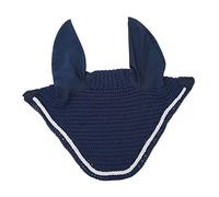 Vistreck Bonnet D’Oreille de Cheval - Filet D’Oreille de Cheval élastique crocheté à la Main pour la Protection Solaire |Cache-Oreilles Bleu Marine