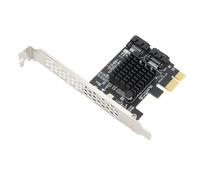 Vistreck Carte d'extension PCIe vers 3.0 à 2 Ports - Adaptateur PCI Express pour Le Mode AHCI/IDE, Prend en Charge Le Branchement à Chaud