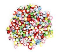 Vistreck Coccinelles en Bois, Autocollantes pour une Décoration DIY Facile | Petites coccinelles vibrantes pour l’artisanat, le scrapbooking, les cartes de vœux et les micro-terres.