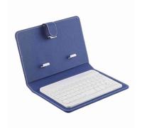 Vistreck Couverture Universelle De Boîtier De Clavier sans Fil avec Support pour Téléphones iOS / - Bleu (Bleu)