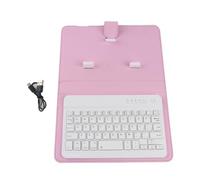 Vistreck Couverture Universelle De Boîtier De Clavier sans Fil avec Support pour Téléphones iOS / - Bleu (Rose)