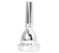 Vistreck Embouchure de Trombone pour Tige Large Ténor, Accessoire de Remplacement en Métal 12,7 Mm 5G TR-03 (Argent)