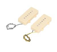 Vistreck Ensemble de Micros de Guitare électrique Alnico 5, 2 Pièces, pour Jazzmaster, Micros à Bobine Unique, Son Clair