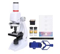 Vistreck Ensemble de Microscope pour Enfants avec Support pour Téléphone Portable - Grossissement HD 1200X l'exploration Scientifique