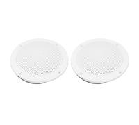 Vistreck Haut-parleurs de Plafond Marins de 4 Pouces, 120W, étanche, Montage encastré, pour Système Audio Bateau ATV UTV