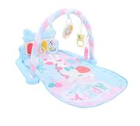 Vistreck Jouet d'apprentissage du Piano Baby Kick Play - Tapis de Jeu Multifonctionnel avec Hochets de Piano pour Nourrissons
