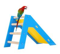 Vistreck Jouet Interactif de Puzzle d'échelles Coulissantes d'escalade de Perroquet - Bois et Acrylique Non Toxiques pour l'entraînement des Compétences