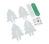 Vistreck Kit d'arbre de Noël électronique - Kit de Bricolage 3D coloré LED pour la Pratique du Soudage (Vert)