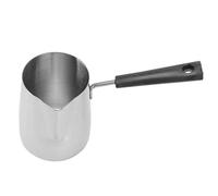 Vistreck Long Handle Coffee Pitcher pour Moussage et Infusion Faciles | Construction en acier inoxydable, parfaite pour les cafés et l\'usage domestique, pour les tâches de mousse de lait et de