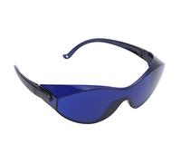 Vistreck Lunettes de Recherche de Balle avec Verres Bleus - Monture Mate et étui à Fermeture éclair pour une visibilité Améliorée
