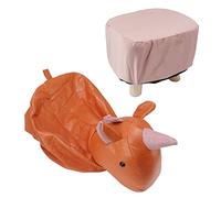 Vistreck Mignon Repose-Pieds pour Animaux avec Design Antidérapant pour | Coussin moelleux, cadre en bois, idéal pour les enfants et les adultes en famille, dans la cour ou à l\'école maternelle,