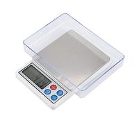 Vistreck Mini Balance Numérique de 2 Kg - Balance électronique Portable avec une Précision de 0,1 G pour Mesurer les Bijoux, les Médicaments et Plus Encore