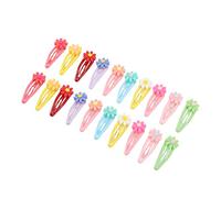 Vistreck Mini Pinces à Cheveux pour Animaux de Compagnie, 20 Pièces, Plusieurs Couleurs, Jolies épingles à Cheveux Fleurs pour Chiens, Chats et Petits Animaux de Compagnie