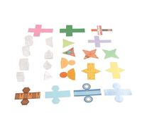 Vistreck Modèles Géométriques Transparents, 8 Pièces, avec Couvercles Amovibles et Cartes Onales Pliables pour l'apprentissage des Formes 3D