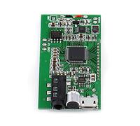Vistreck Module émetteur FM Stéréo pour Microphone Numérique sans Fil DSP & PLL 87-108 MHz - Faible Distorsion, écran LCD, compatibilité USB, Line et MIC