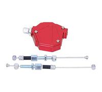 Vistreck Motorbike Stunt Clutch Pull Cable Lever, Easy Pull System (C(red)) | Aluminium CNC léger, conçu pour un engagement plus facile de l\'embrayage, sur la plupart des motos et motos tout-terrain.