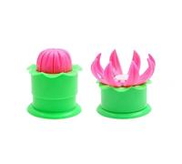 Vistreck Moule à Boulettes Manuel, 2 Pièces, pour Petits Pains et Pâtisseries Cuits à la Vapeur, Outils de Cuisine DIY pour la Cuisine (vert)