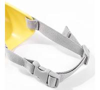 Vistreck Muselière Anti-Morsure en Forme de Bouche de Canard pour Chien, Couverture en Silicone Souple pour l'entraînement et Le Contrôle du Comportement (Jaune #01)