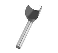 Vistreck Outil de Découpe de Poinçon pour Cuir - Outil Bricolage Demi-rond pour Portefeuilles, Ceintures et Sacs à Main (30mm)