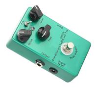 Vistreck Pédale d'effet Guitare Tube Screamer Overdrive - Réglable, Indicateur LED, Compact et Polyvalent (Effecteur d'overdrive manuel TUBE SCREAMER)