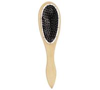 Vistreck Peigne Brosse à Perruque avec Manche en Bois, Brosse à épingles en Acier Antistatique pour l'entretien des Perruques