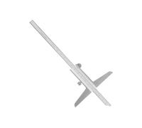 Vistreck Pied à Coulisse de Profondeur en Acier Inoxydable de Précision, 1 Pièce, pour les Processus d'hinerie (0-150mm)