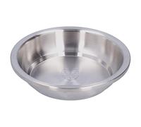 Vistreck Plaque en Acier Inoxydable, Bords Arrondis Incassables pour une | Passe au lave-vaisselle, légère et polyvalente, cette plaque en acier inoxydable est idéale pour les cuisines domestiques