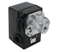 Vistreck Pressostat 4 Ports avec Décompresseur Réglable pour I R 23474653 A | Construction métallique, déchargeur réglable pour 4 ports, I R 23474653 A, idéal pour les applications en machinerie lourde.